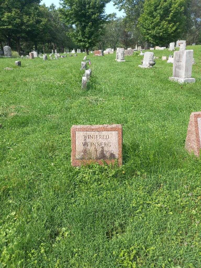 Winifred Weinberg's grave. Photo 1