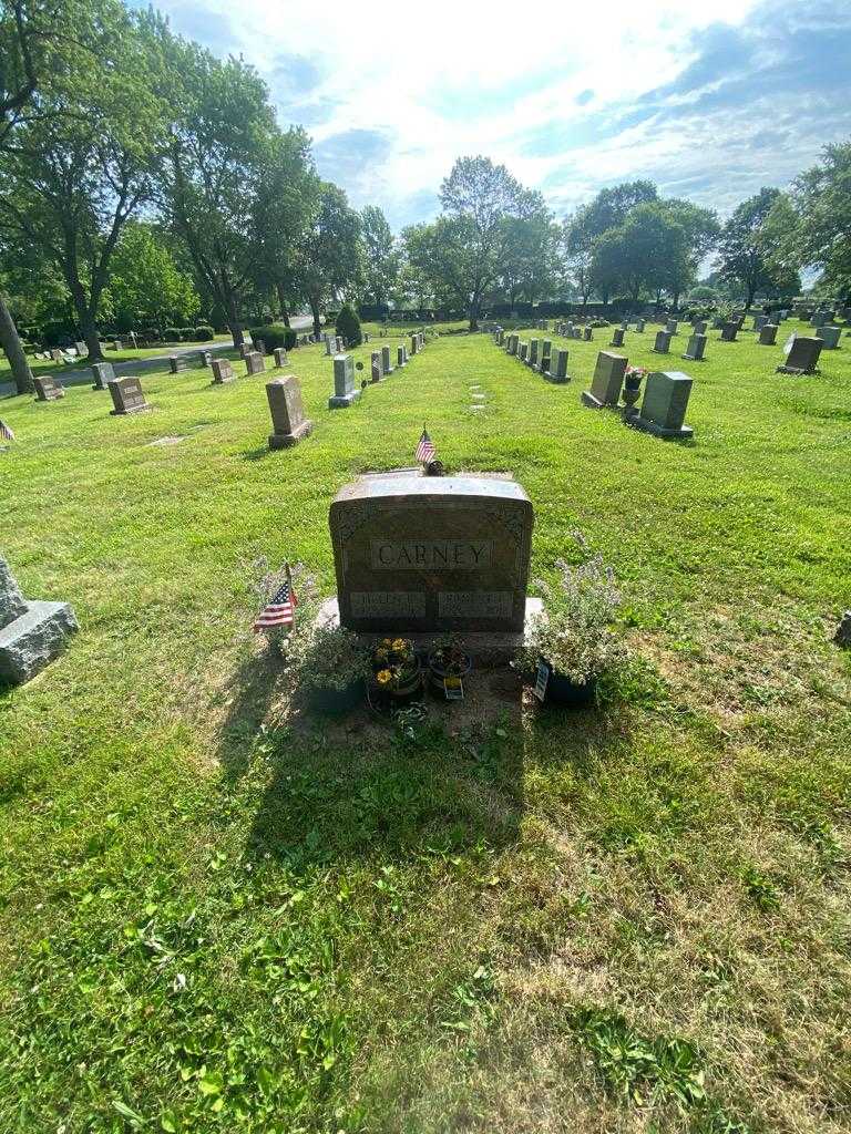 Helen E. Carney's grave. Photo 1