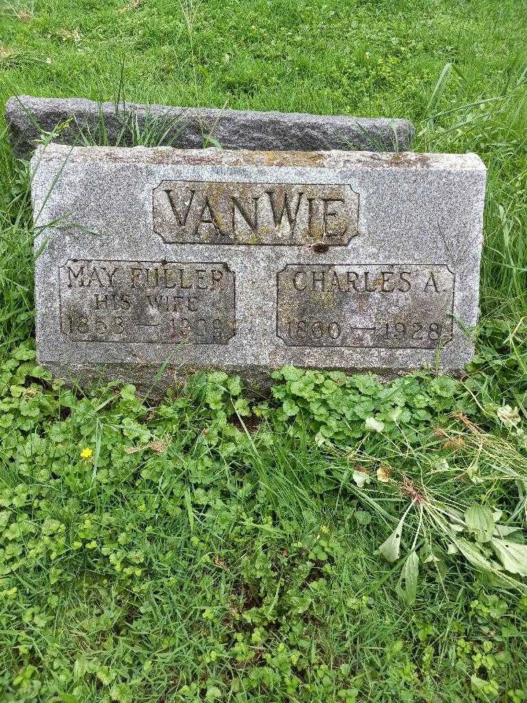 Charles A. Van Wie's grave. Photo 2