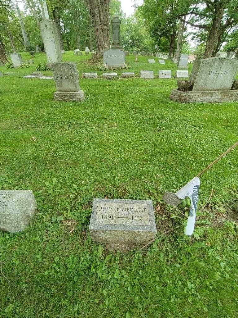 John J. Arbogast's grave. Photo 1