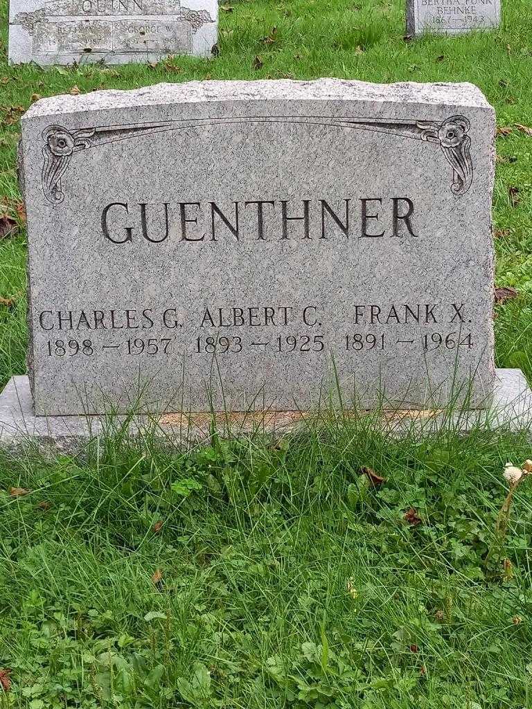 Charles G. Guenthner's grave. Photo 2