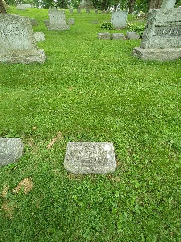 Edward Oswald's grave. Photo 1