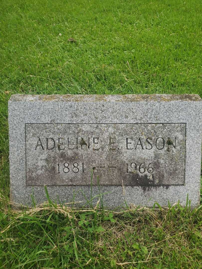 Adeline E. Eason's grave. Photo 4