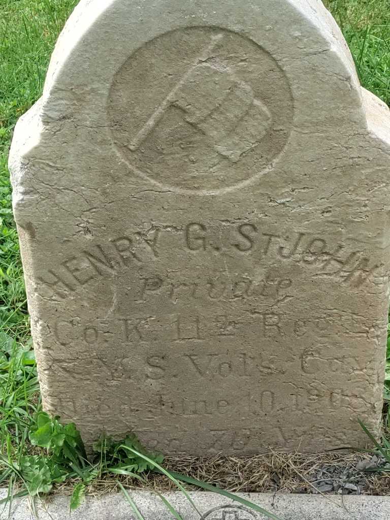 Henry G. St John's grave. Photo 3