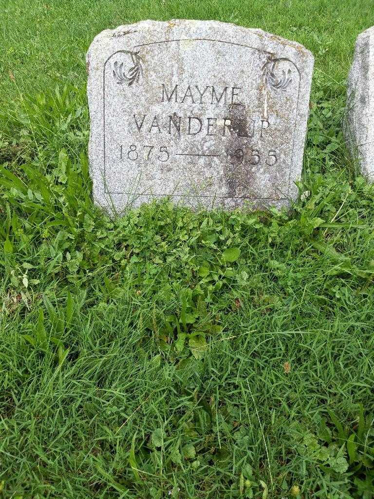 Mayme Vanderlip's grave. Photo 2