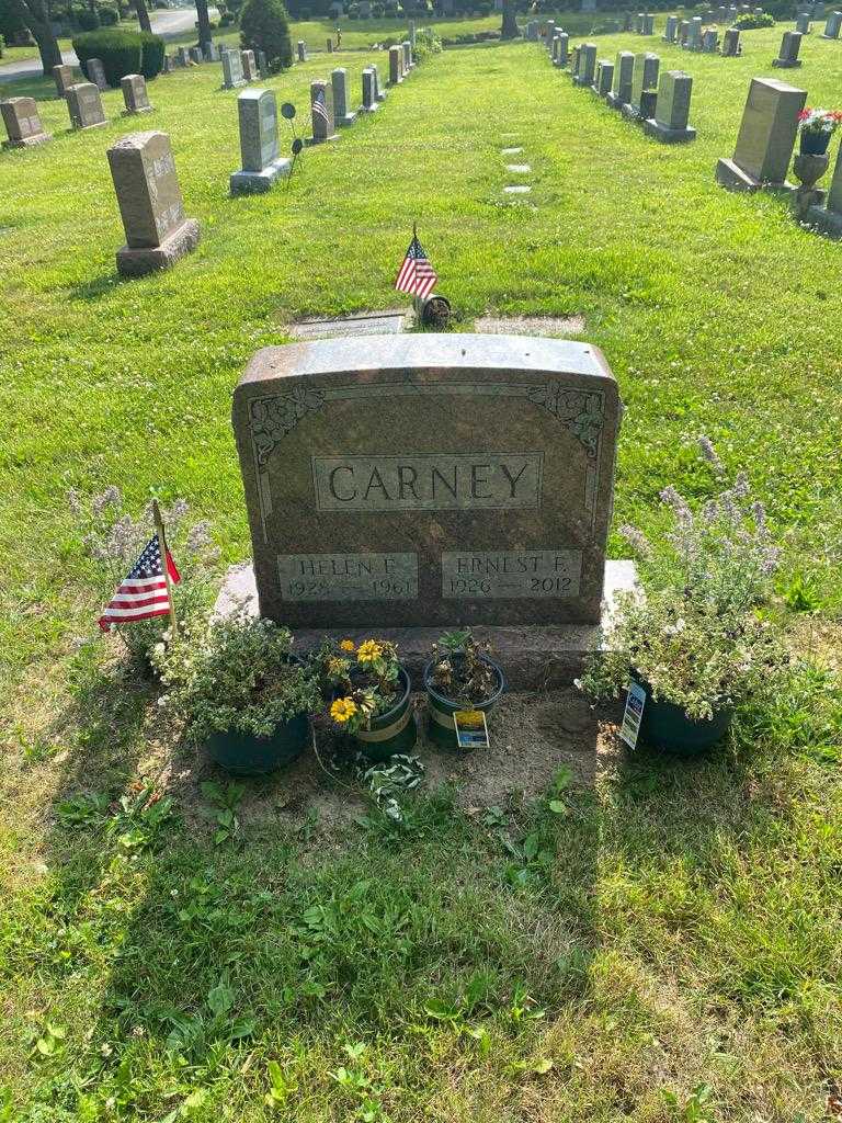 Ernest F. Carney's grave. Photo 2