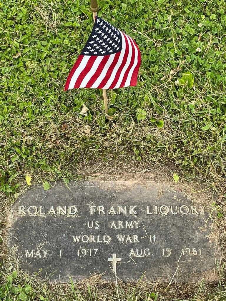 Roland Frank Liquory's grave. Photo 3