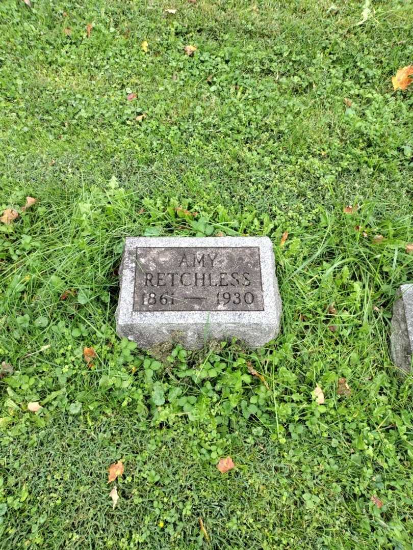 Amy B. Retchless's grave. Photo 2