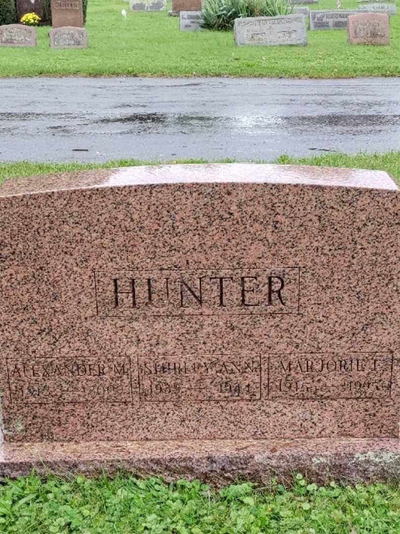 Shirley Ann Hunter's grave. Photo 3