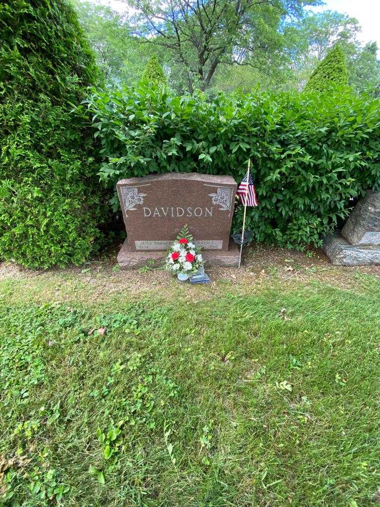 Gerald E. Davidson's grave. Photo 1