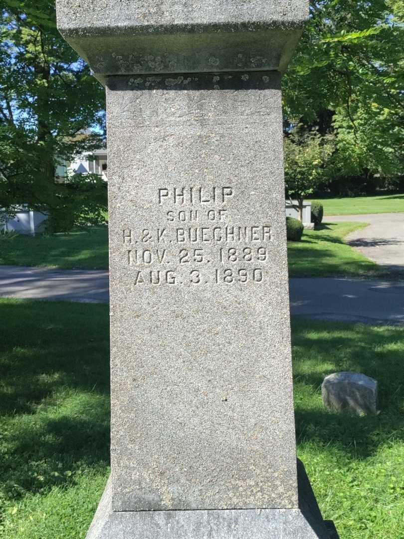 Philip W. Buechner's grave. Photo 3