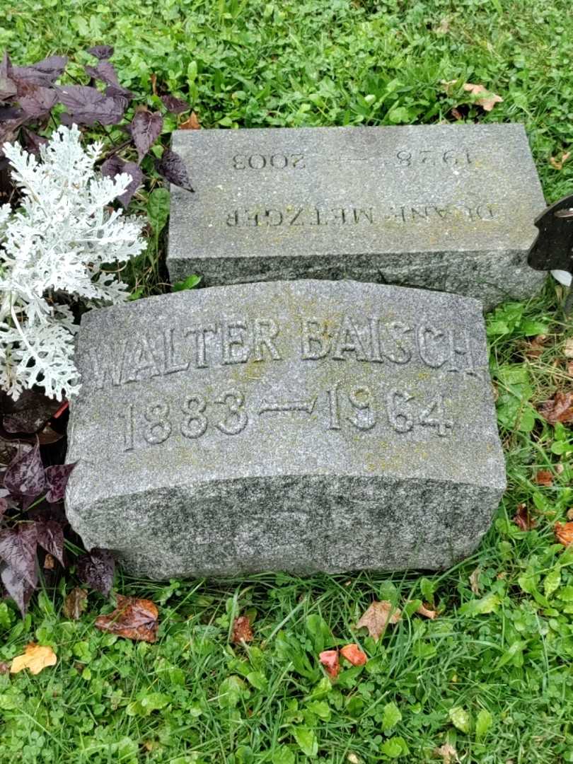 Walter Baisch's grave. Photo 3