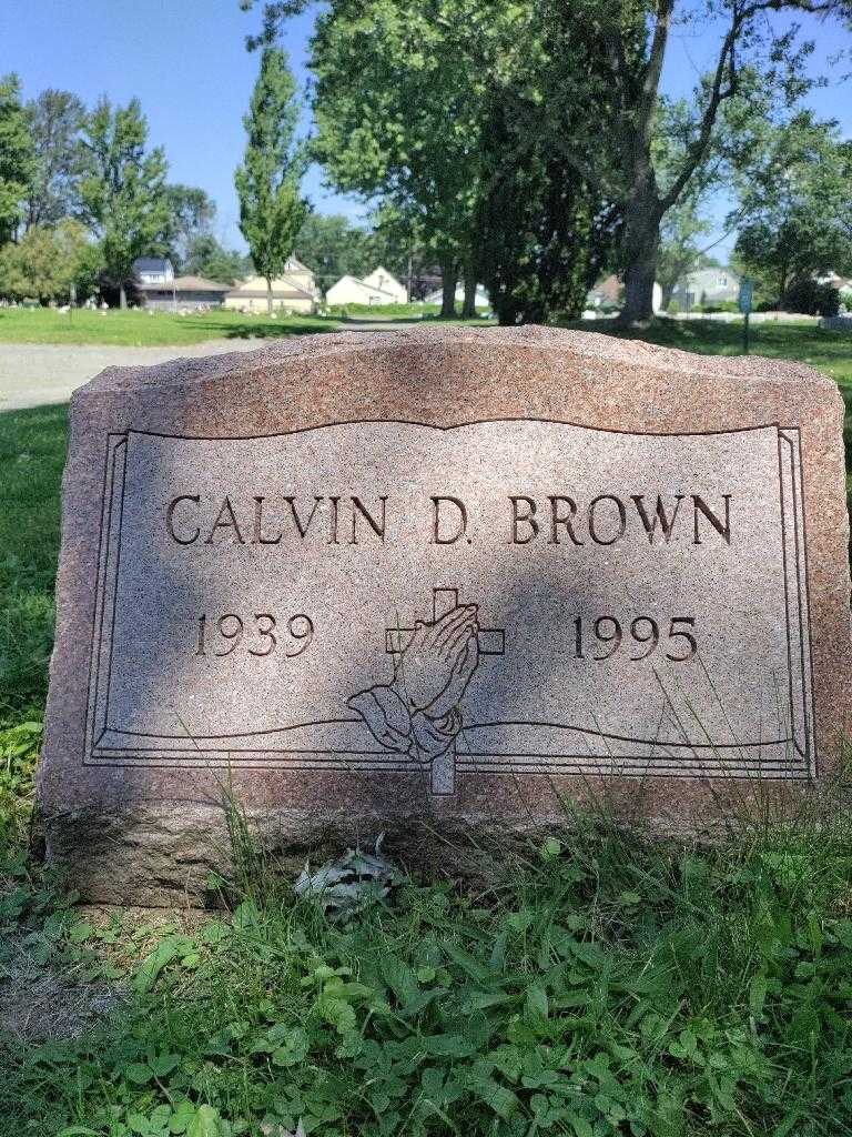 Calvin D. Brown's grave. Photo 3