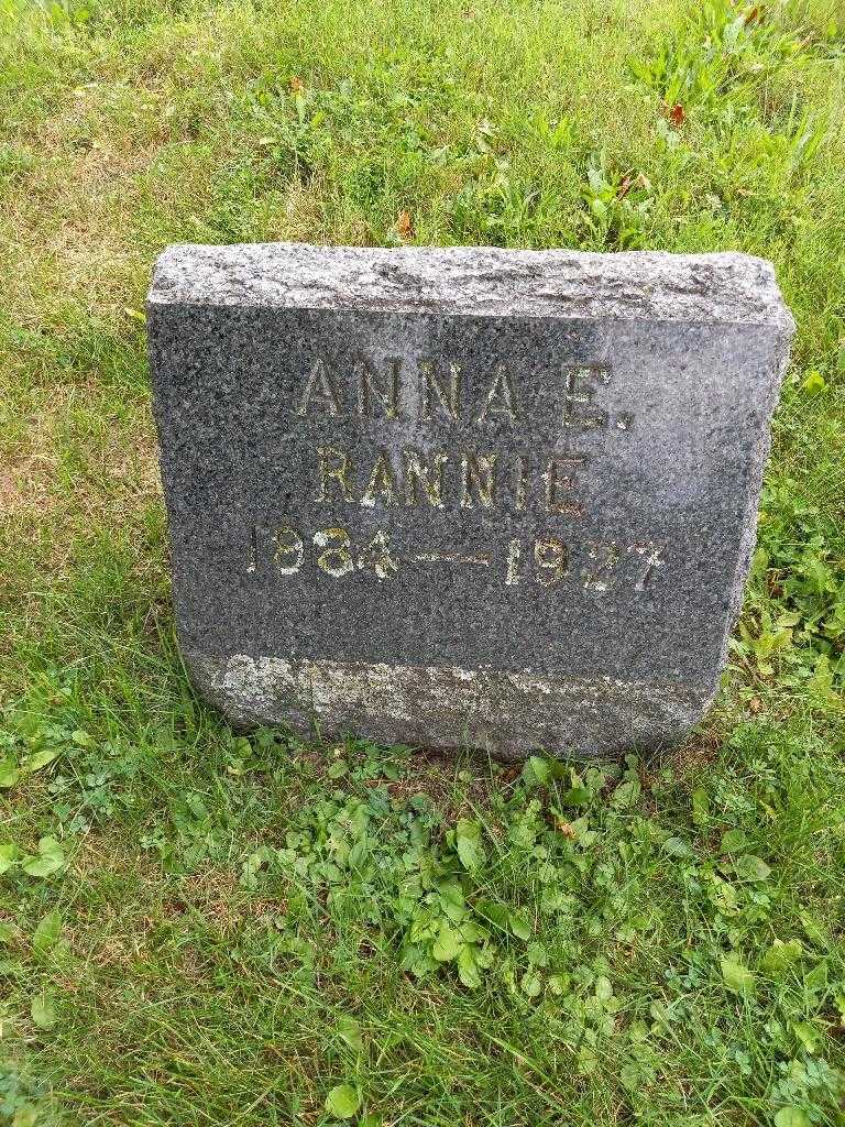 Anna E. Rannie's grave. Photo 2