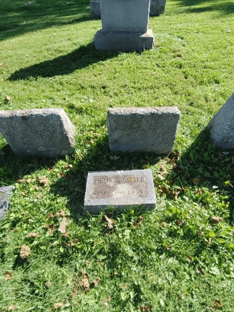 Hedwig Martha Yenney Ritter's grave. Photo 4
