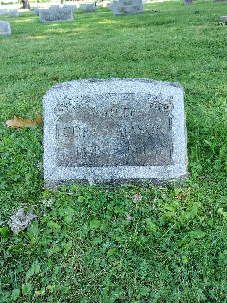 Cora I. Mason's grave. Photo 2