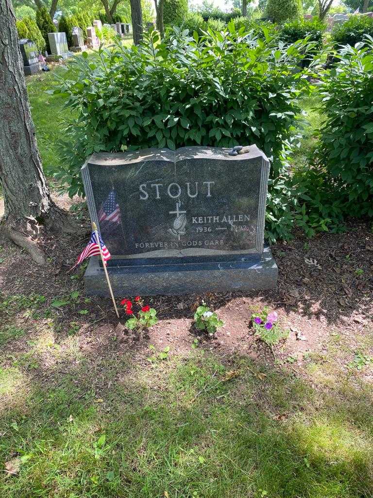 Keith Allen Stout's grave. Photo 2