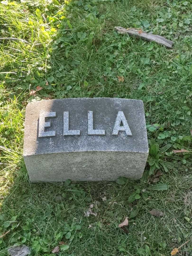 Ella M. Schuck's grave. Photo 4