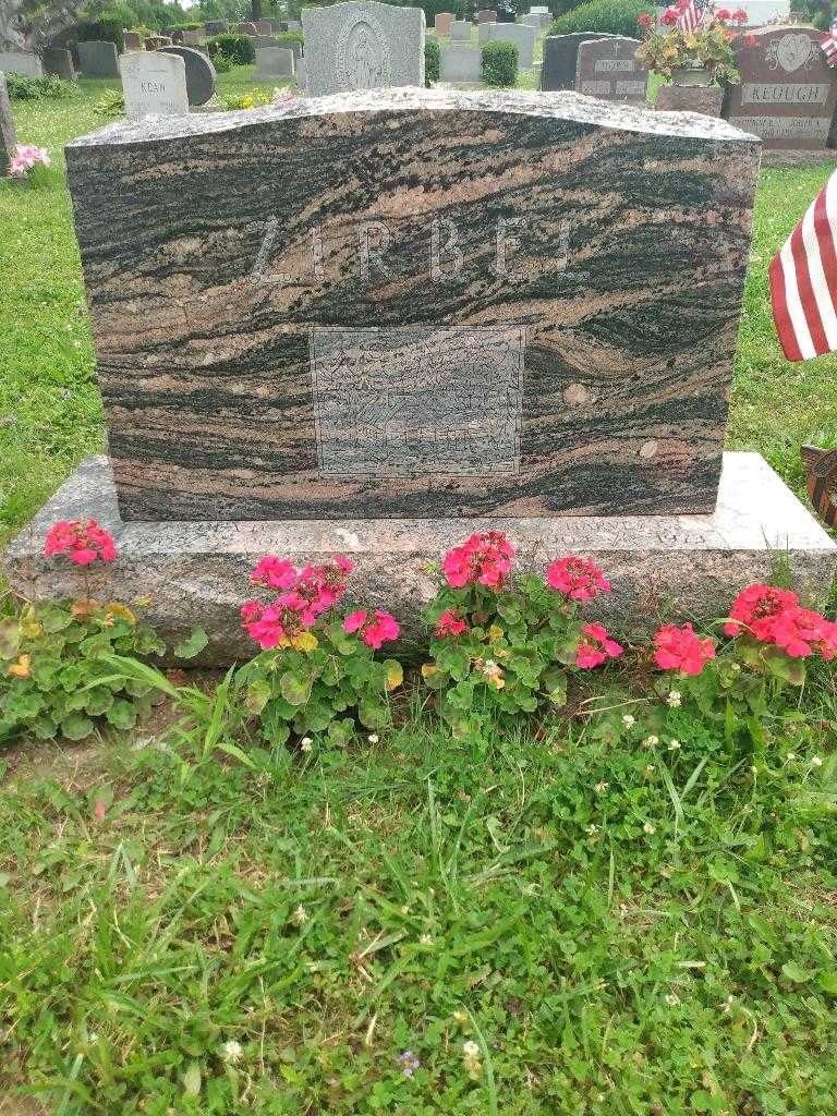 Harvey C. Zirbel's grave. Photo 1