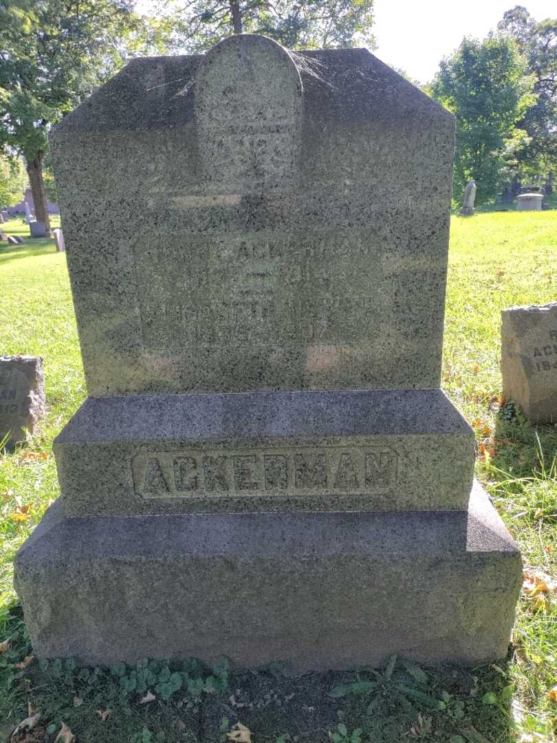 Elizabeth Ackerman's grave. Photo 2