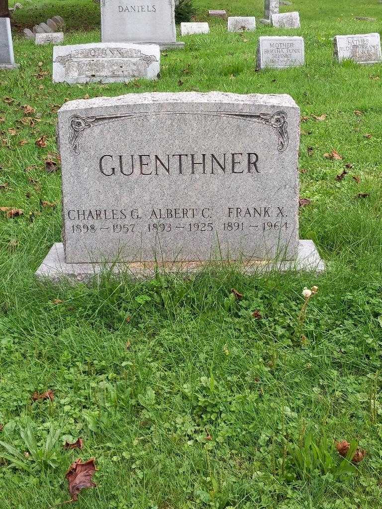 Charles G. Guenthner's grave. Photo 3