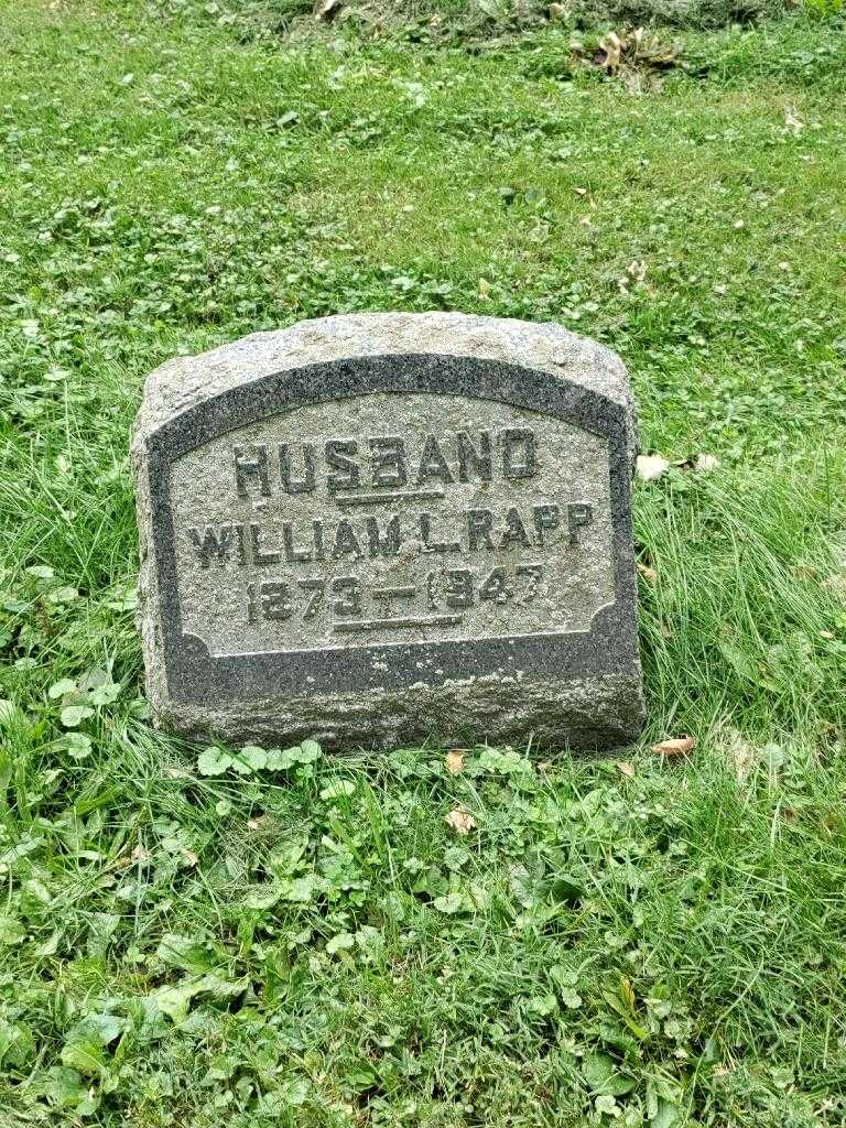 William L. Rapp's grave. Photo 2