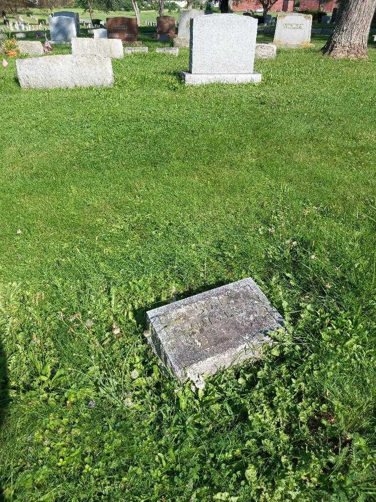 Charles E. Sass's grave. Photo 2