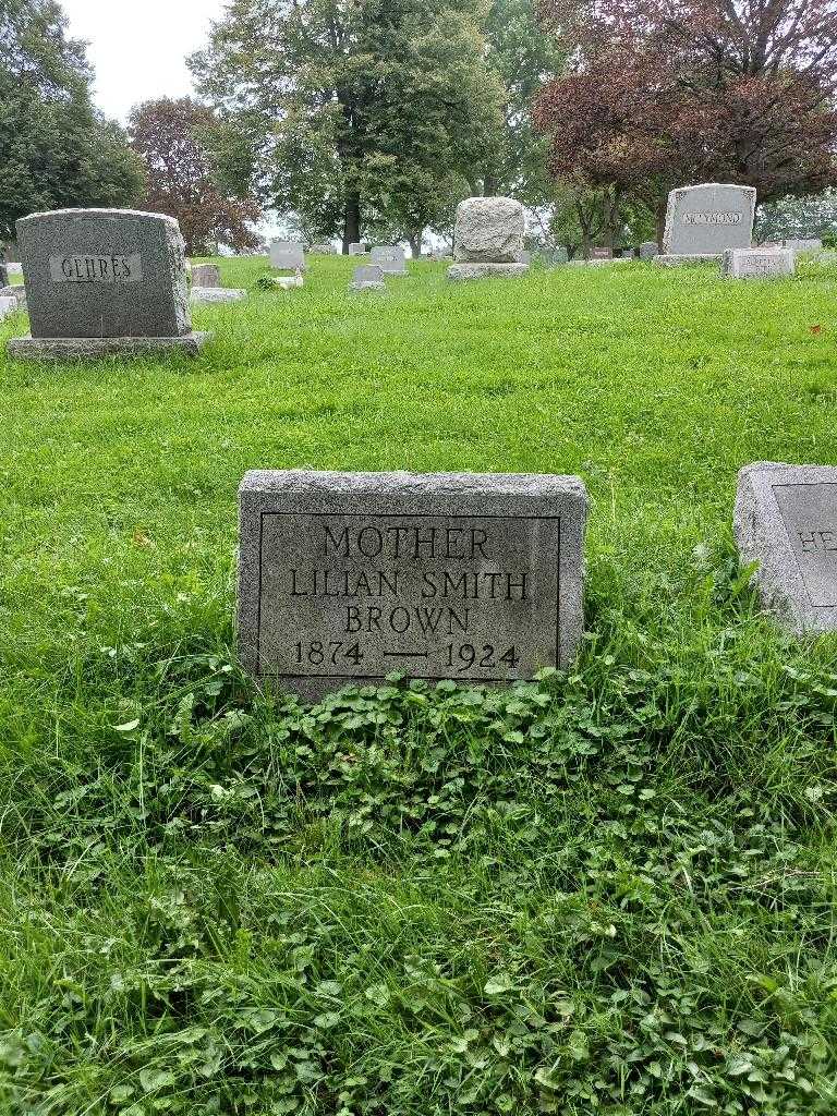 Lillian Smith Brown's grave. Photo 1