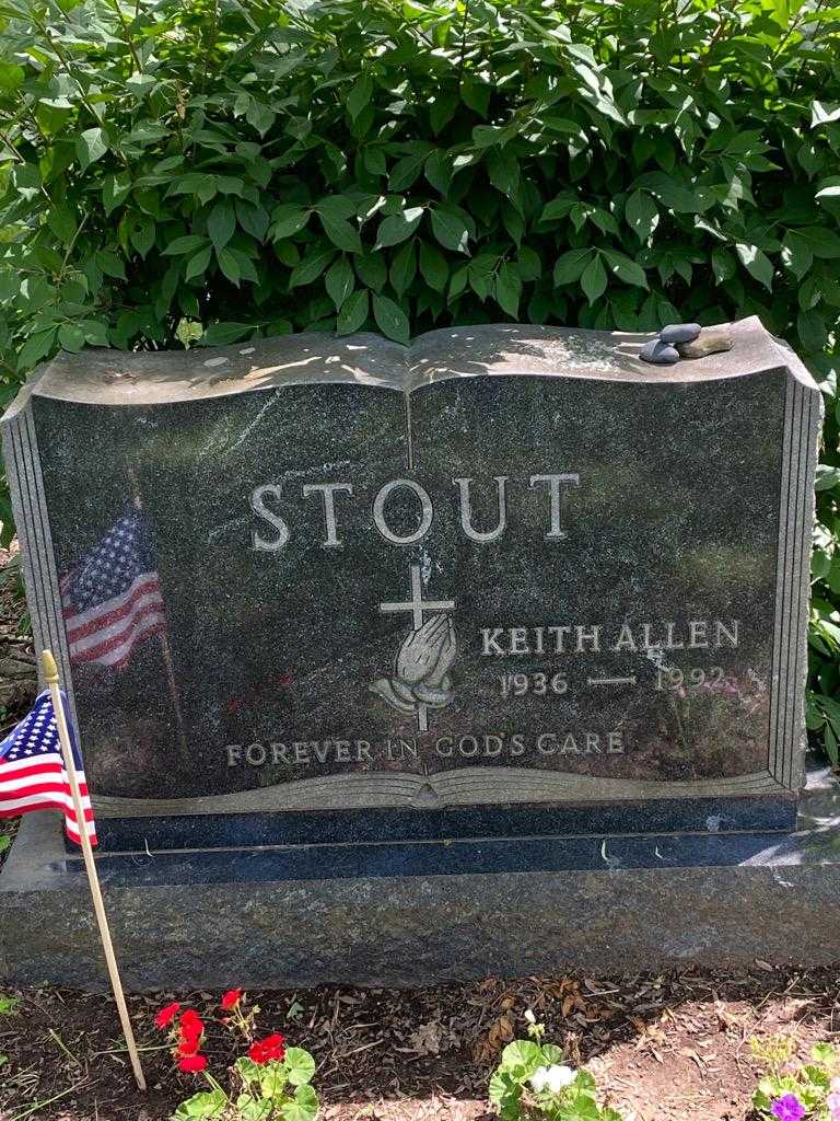 Keith Allen Stout's grave. Photo 3