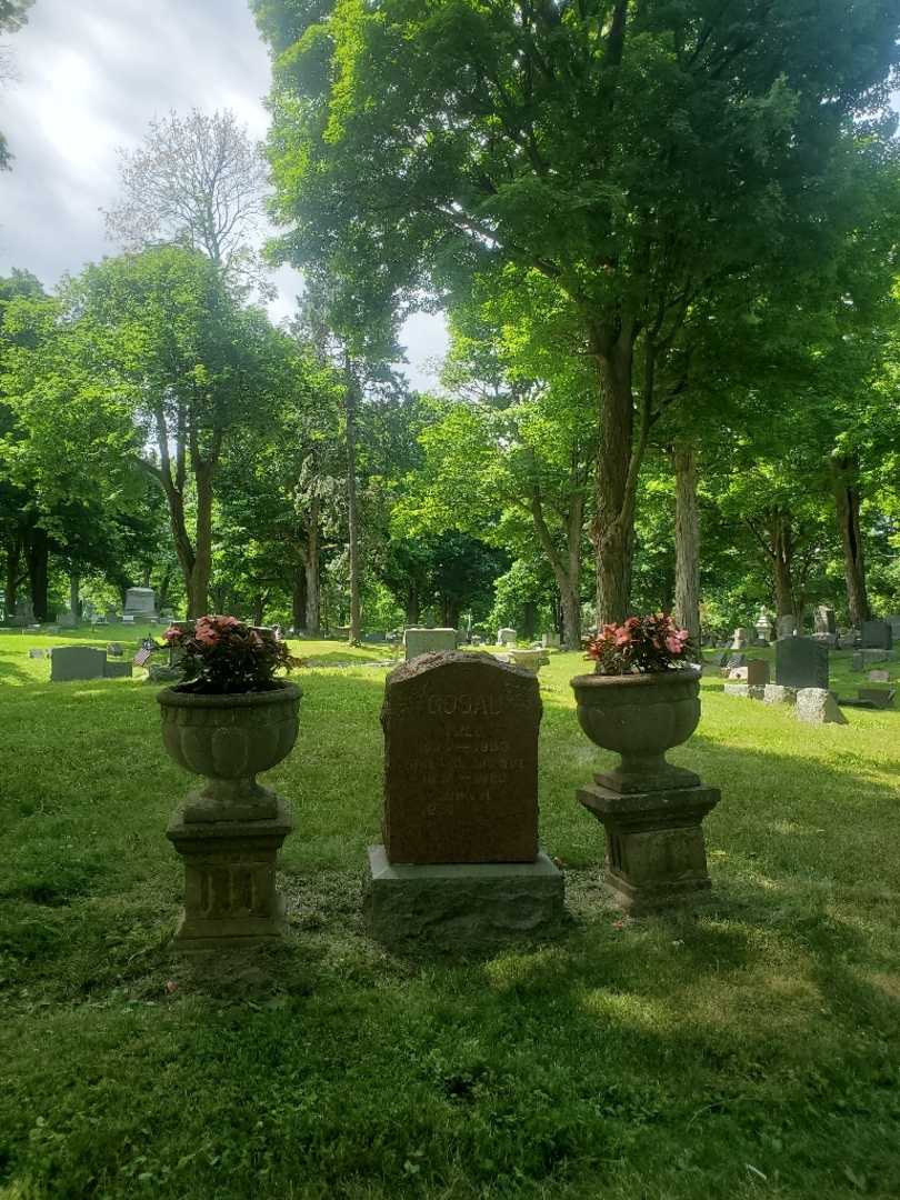 John H. Gosau's grave. Photo 1