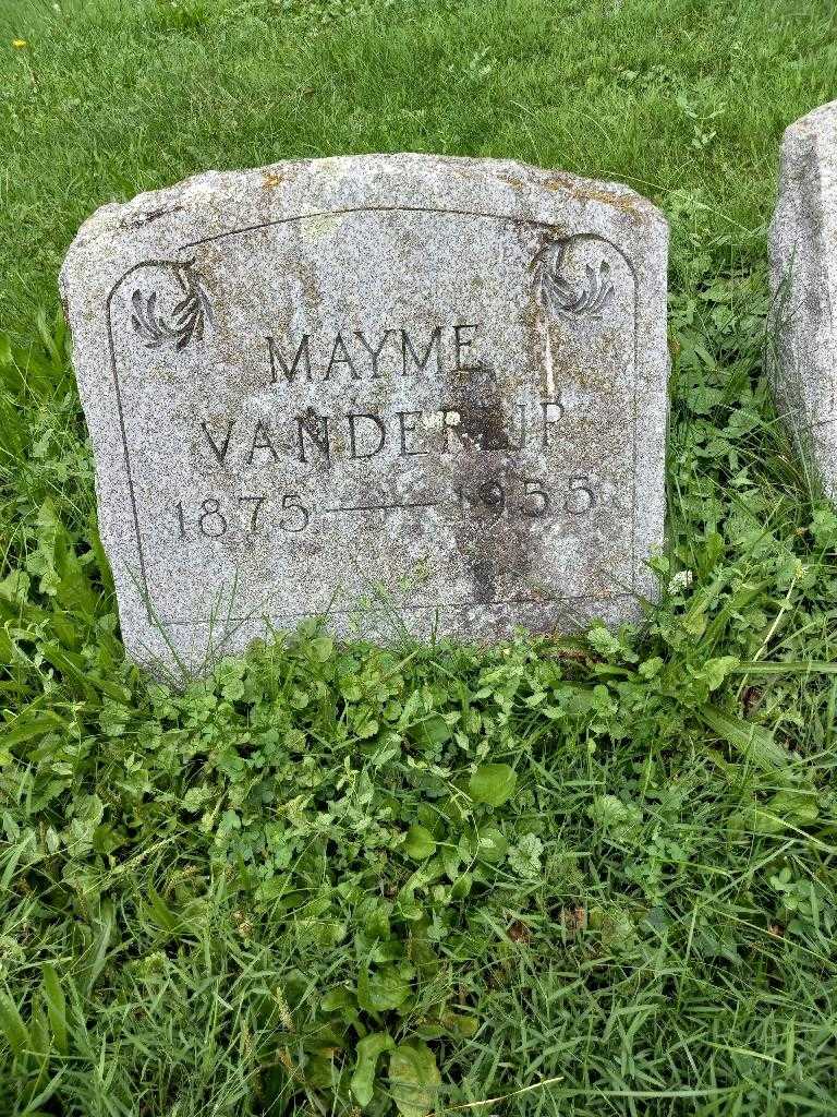 Mayme Vanderlip's grave. Photo 3