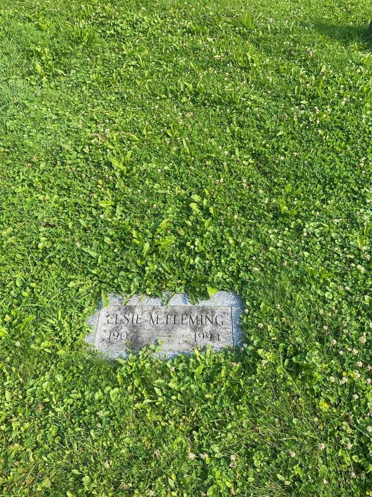 Elsie M. Fleming's grave. Photo 2