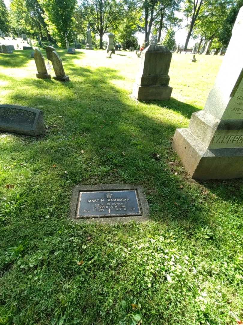 Martin Wambsgan's grave. Photo 1