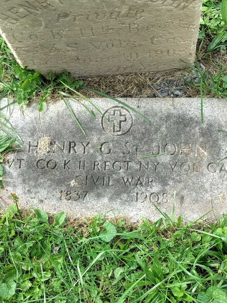 Henry G. St John's grave. Photo 4