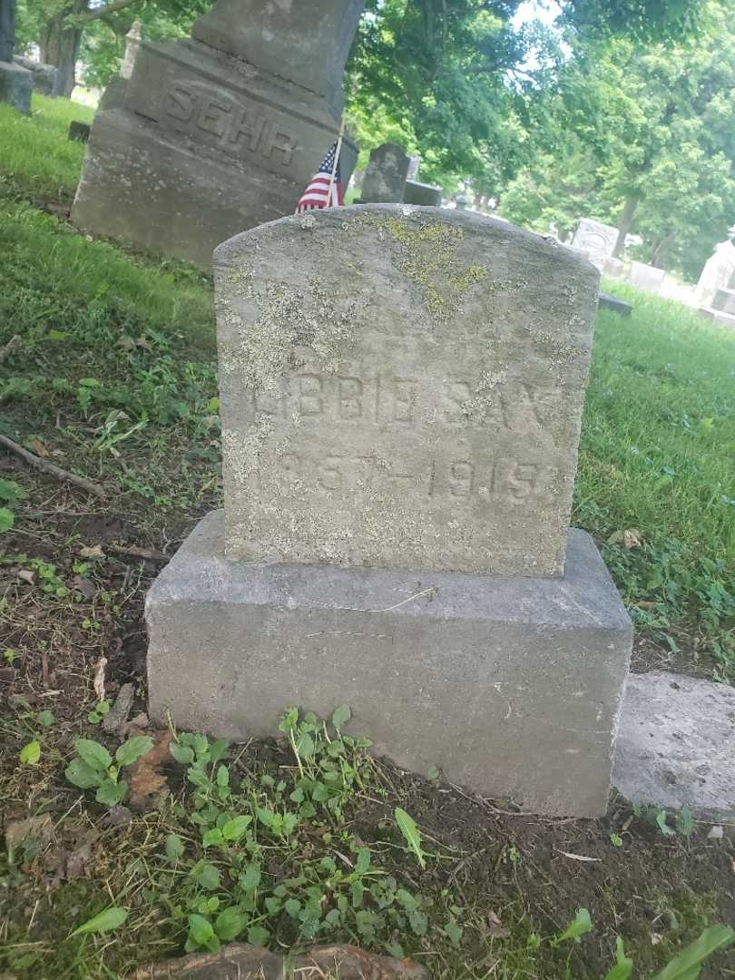 Elizabeth "Libbie" Sax's grave. Photo 4