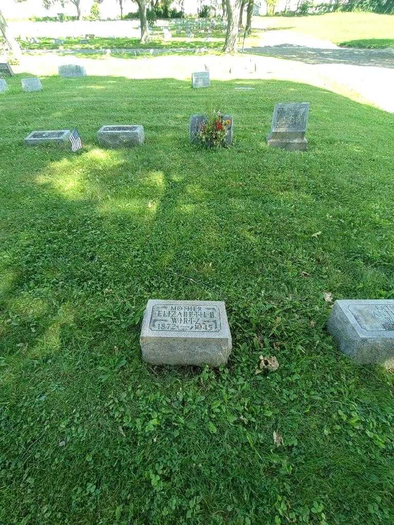 Elizabeth B. Wirtz's grave. Photo 1