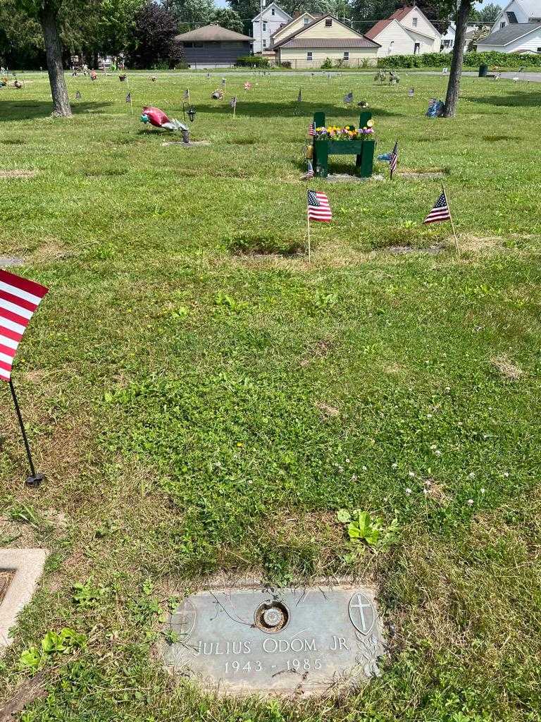 Julius Odom Junior's grave. Photo 2