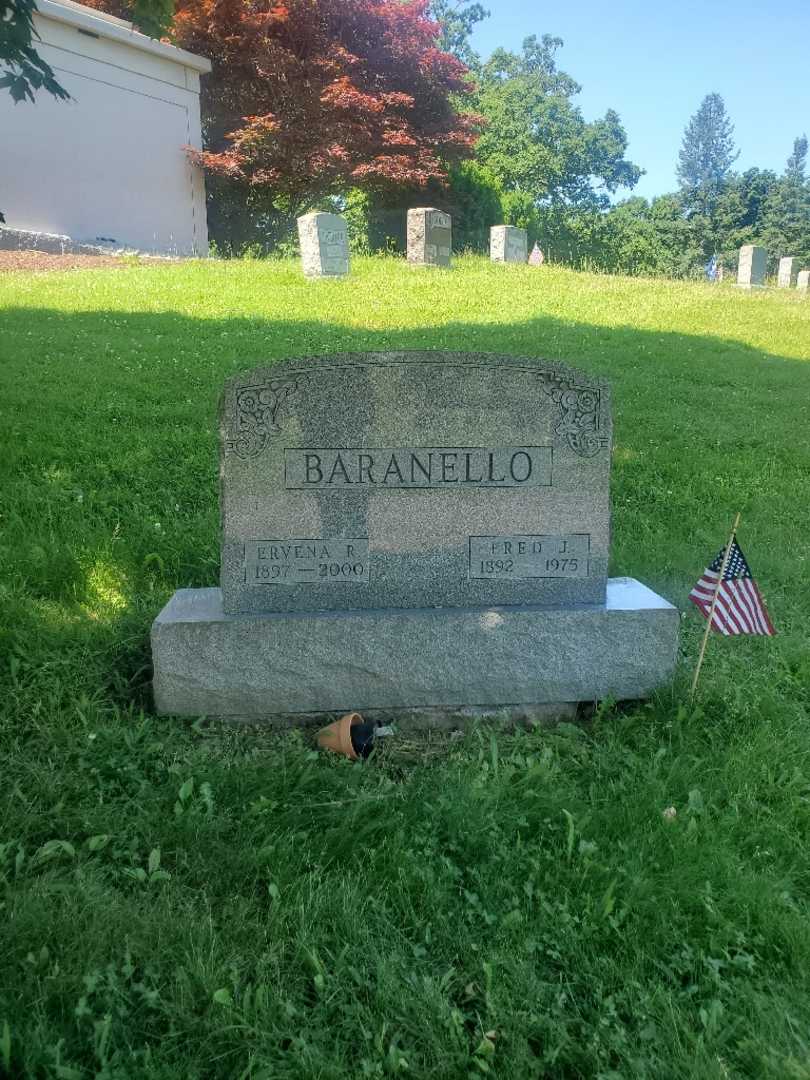 Fred J. Baranello's grave. Photo 2
