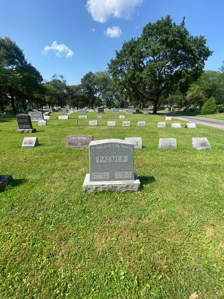 Oscar W. Palmer's grave. Photo 1