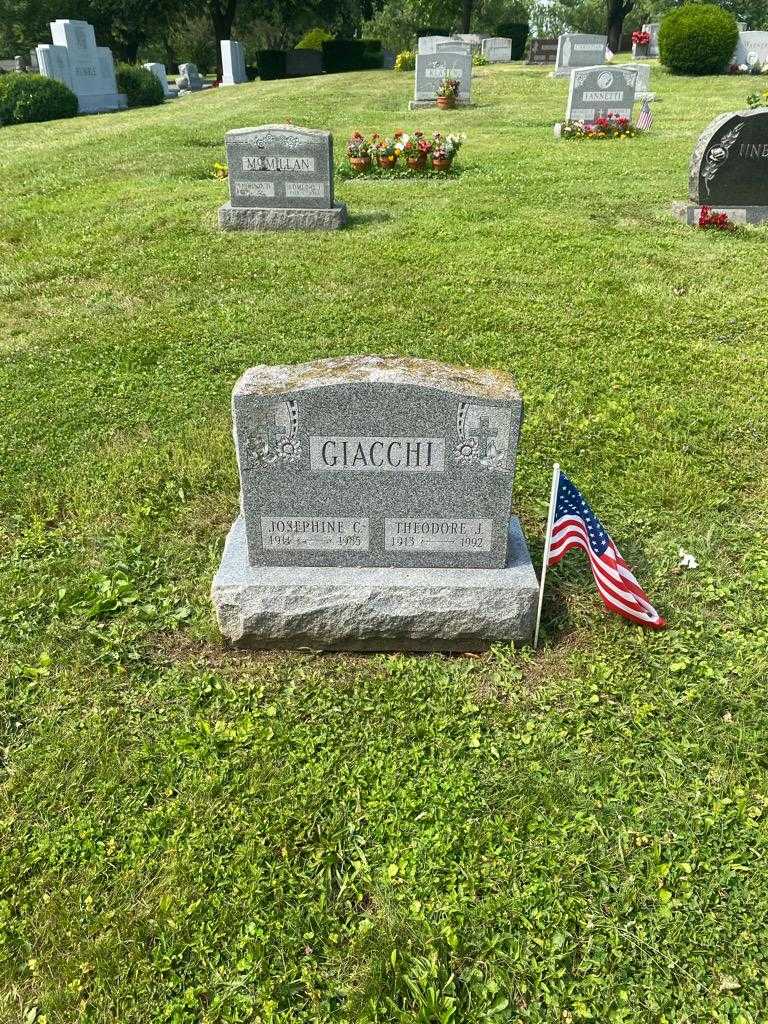 Josephine C. Giacchi's grave. Photo 2