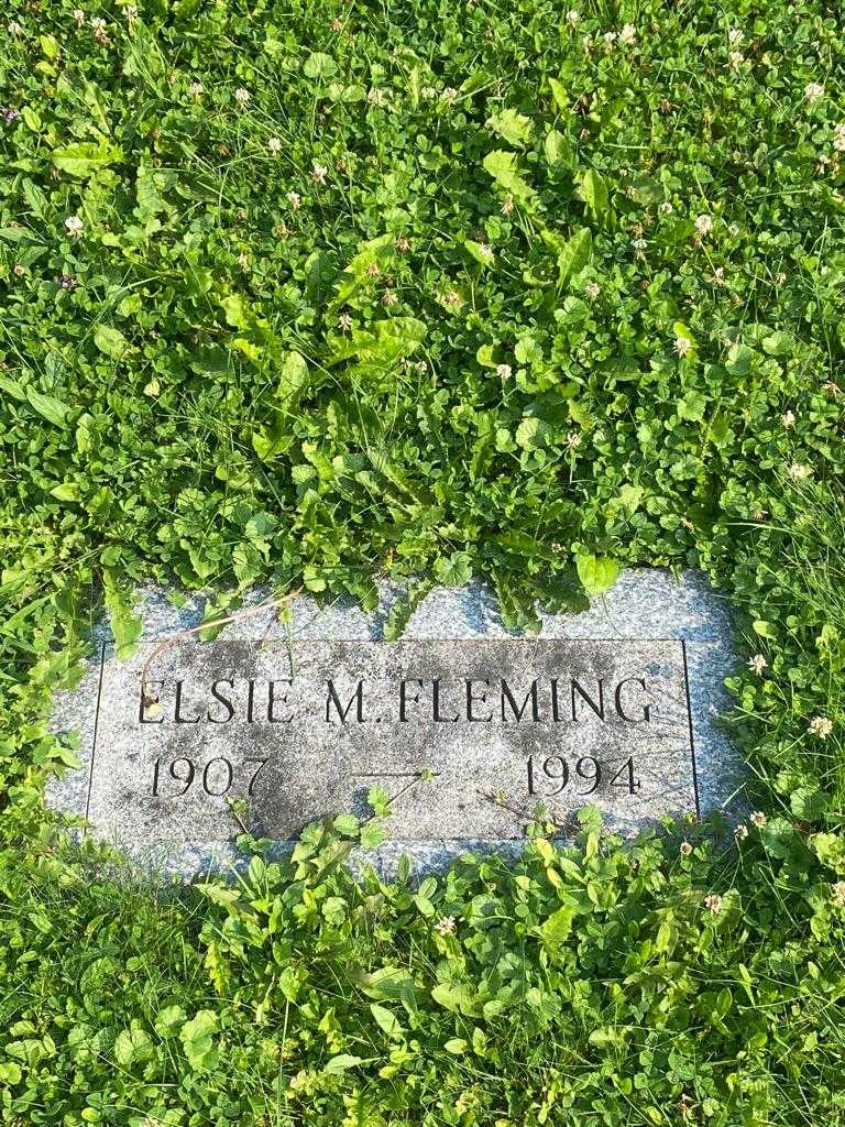 Elsie M. Fleming's grave. Photo 3
