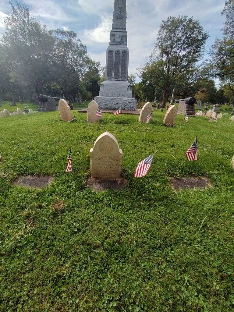 John B. Bond's grave. Photo 1