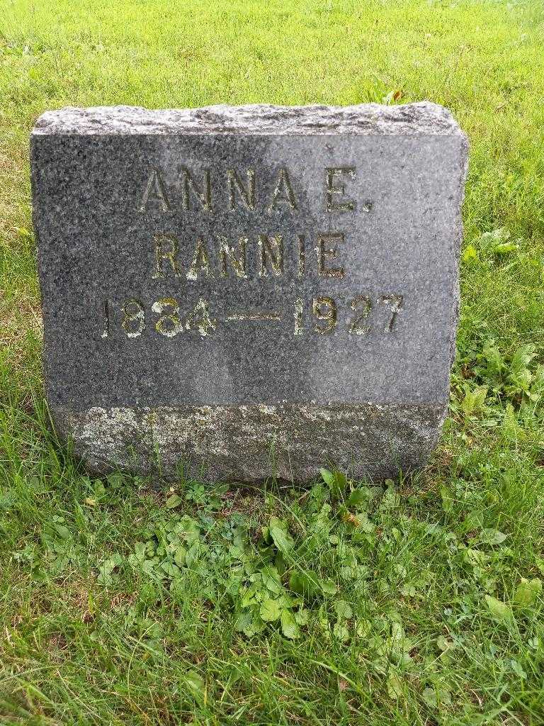 Anna E. Rannie's grave. Photo 3