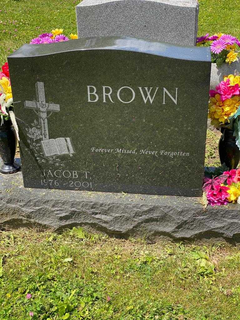 Jacob T. Brown's grave. Photo 3