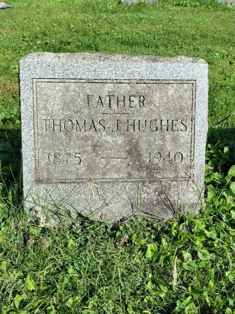 Thomas J. Hughes's grave. Photo 3