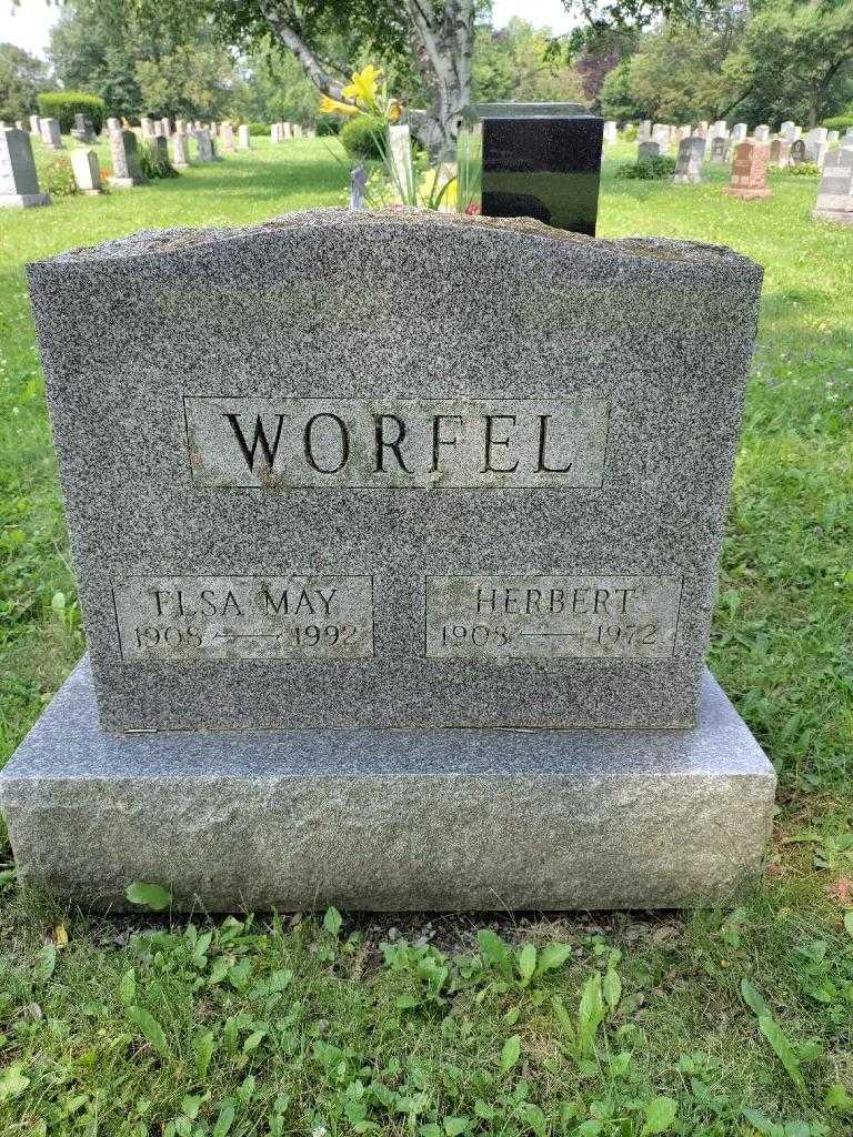 Elsa May Worfel's grave. Photo 2