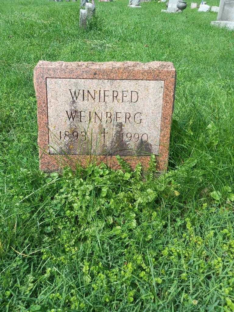 Winifred Weinberg's grave. Photo 3