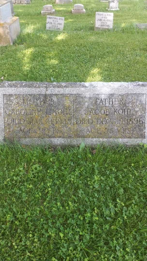 Jacob Kohl Senior's grave. Photo 4