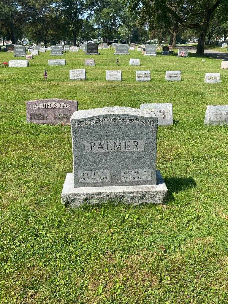 Oscar W. Palmer's grave. Photo 2