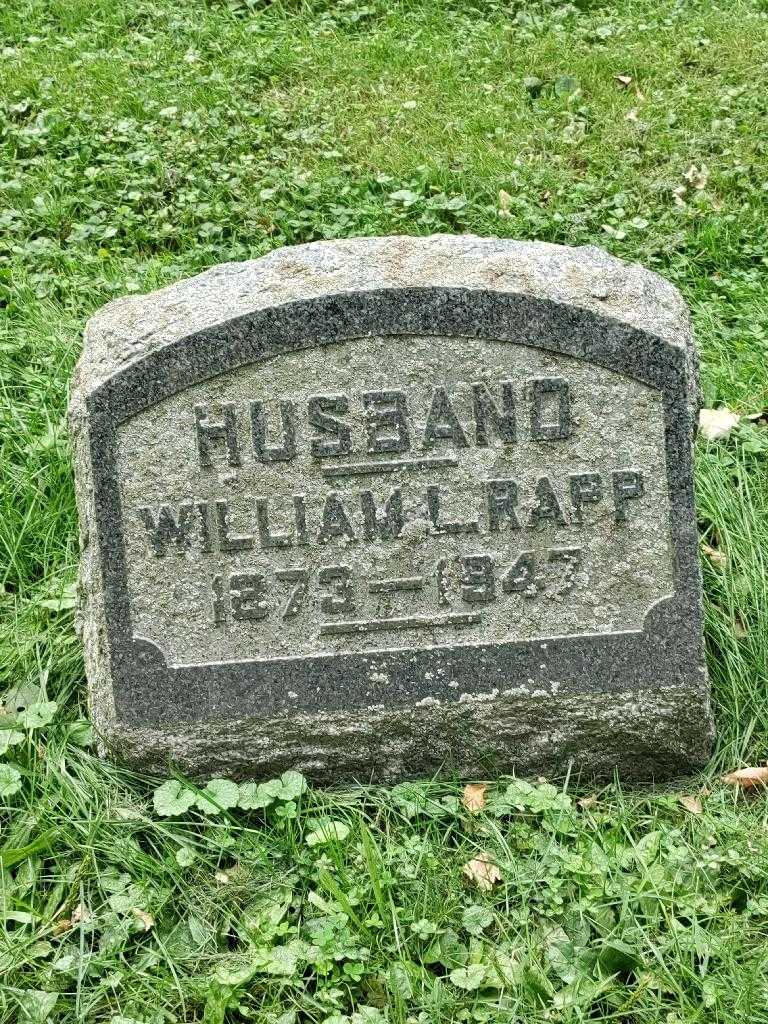 William L. Rapp's grave. Photo 3